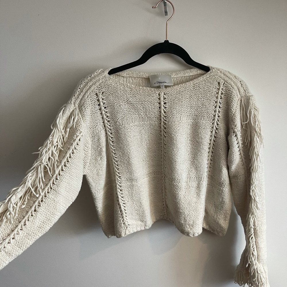 3.1 Phillip Lim Fringe Sweater. Size XS. Bought at Neiman Marcus for $350